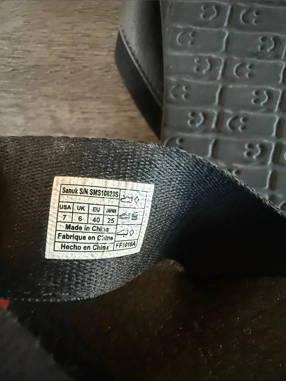 Sanuk Men's Flip Flops Thong Sandals Size 7 Grey Color